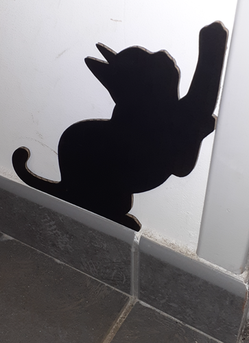 Décoration de porte - Chat